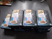 Sheba karma mokra - mix tuńczyk, łosoś, białoryb - 10 opakowan x 6x50g