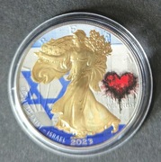 Izrael Prawo do istnienia srebrna moneta 2023