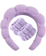 Zestaw SPA 3w1 – opaska na włosy + 2 opaski na nadgarstki do pielęgnacji