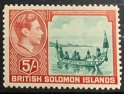 Wyspy Salomona 1939 pełna seria Jerzy VI 10/- */ SG 60-72