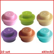 LEGO 4073 PŁYTKA 1x1 okrągła różowy limonka Tan nugatowy fiolet lazurowy 