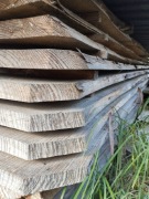 Deski nieobrzynane modrzew 