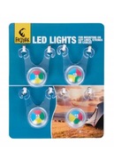 Lampki NAMIOTOWE zaciskowe do montażu na linkach różno-kolorowe