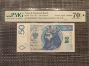 50 zł z 2017 i 20 zł z 2016 - ten sam RADAR - PMG 70* i 67 EPQ