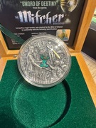 Srebrna moneta Miecz Przeznaczenia - Wiedźmin 5$ 2 oz