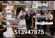 Zaświadczenia dla Chrzestnych Bierzmowanie Nauki Przedmałżeńskie 
