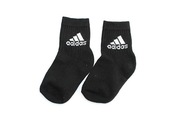 ADIDAS Skarpetki sportowe dziecięce Czarne 1pp r 24-29