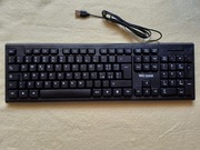 Klawiatura WESDAR MK508 przewodowa USB 105 klawiszy + numpad czarna QWERTY