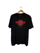 Koszulka hard rock cafe czarna z dużym logiem XL