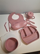 Zestaw naczyń silikonowych dla dzieci 