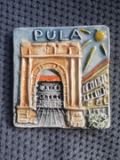 Magnes na lodówkę Pula Chorwacja Ceramika