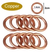 10x USZCZELKA M14 ŚRUBY MISKI OLEJOWEJ 14x20x2mm (miedź)