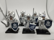 Minifigurka 6 sztuk Rycerze Władca Pierścieni kompatybilne z LEGO