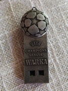 Otwieracz do piwa WARKA UEFA champion league gwizdek piłka nożna 