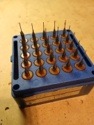 Wiertła Kemmer Präzision Ø 0,6mm 25 szt. używane widiowe do metalu