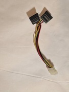 Adapter Molex > 2x SATA do zasilania dysków twardych 