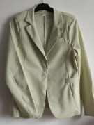 Nowa marynarka paseczki limonka R - M Made in Italy