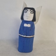 rzeźba ludowa ANIOŁ - Jan Mika 22 cm