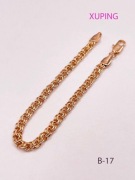 ZŁOTA BRANZOLETKA 19cm XUPING - STOP MEDYCZNY 18K