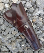 Kabura Remington/Colt Skóra Naturalna 100% 7,5-8" Brązowa PRAWA 