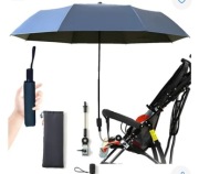 NAKAZAWA SKŁADANY PARASOL DO WÓZKA DZIECIĘCEGO Z KLIPSEM MOCUJACYM