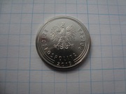 Polska moneta 1 zł złoty 2019 stal Unc