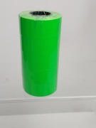 Taśma do metkownicy jednorzędowej 22x12mm metki zielona 5 szt. 