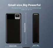 Power Bank 20000mAh, Wyświetlaczem, Szybkie Ładowanie usb-c usb mikro