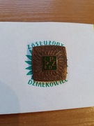 Zasłużony działkowiec odznaka brązowa, legitymacja. P11