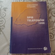 Książka telefoniczna Tarnów 1998