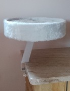 NOWE Legowisko dla kota okrągłe montowane do parapetu/biurka/stołu