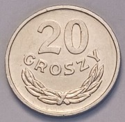20 gr groszy 1977 r.  b.ładne