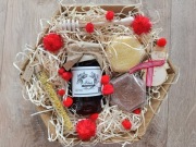 Naturalne Miody Zestaw Prezentowy Prezent NA DZIEŃ BABCI DZIEŃ DZIADKA 