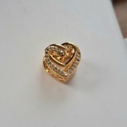 Charms Pandora serce z cyrkoniami s925