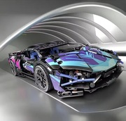 Nowy zestaw klocków samochodu sportowego