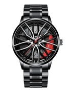 Zegarek w kształcie felgi, koła samochodowego