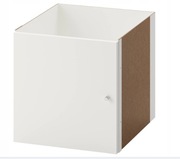 IKEA KALLAX BIAŁY wkład z drzwiami 33x33 cm