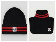 Komplety czapka+komin golf, bliźniaki, RESERVED, Myszka Miki, 6-12 miesięcy