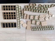 Bitsy, Kości, Podstawki MDF , akcesoria