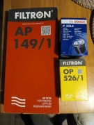 Zestaw filtrów Filtron 526/1 AP 149/1 + Bosch 3314