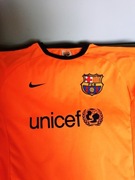 Koszulka Nike pimarancz pilka Barcelona meska 