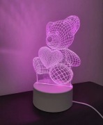 Lampka Nocna 3D MIŚ