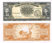 Filipiny 20 piso P-137d 1949 UNC