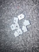 LEGO Klocek z wypustką 1x1 4070 szary jasny 2 szt