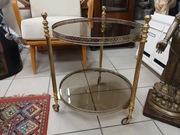 Stylowy Barek Pozłacany Mosiądz Maison Jansen France lata 60 Vintage