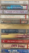 Zestaw kaset 5 szt.za99zł.rock-pop-różne-nowe.Elton John,Rod Steward i inni
