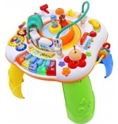 Interaktywny mówiący stolik do zabawy z jeżdżącym pociągiem