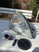 Lampa prawa slk171 Wersja angielska mercedes