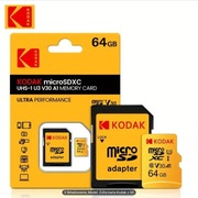 Micro SD 64GB karta pamięci marki Kodak U3 V30 