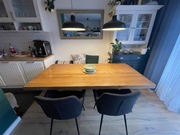 Stół lity dąb grubość blatu 50mm - MASYWNY